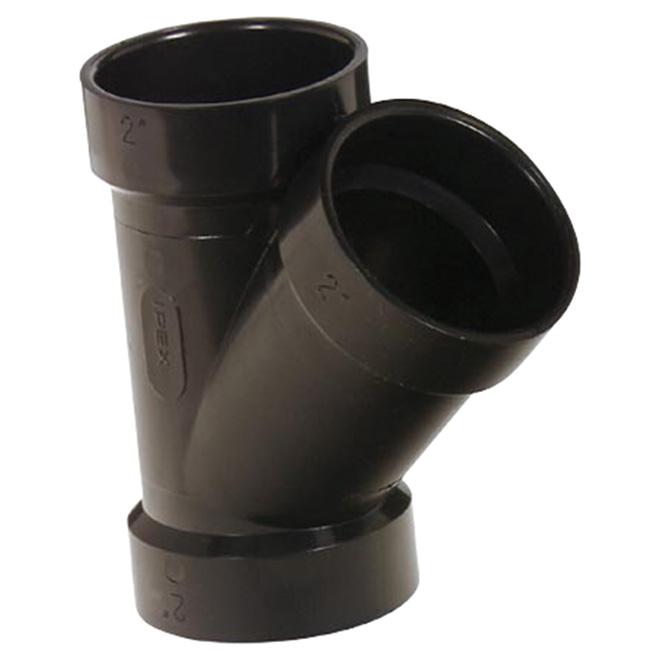 Raccord en Y en ABS, 1-1/2 po, 45 degrés - IPEX