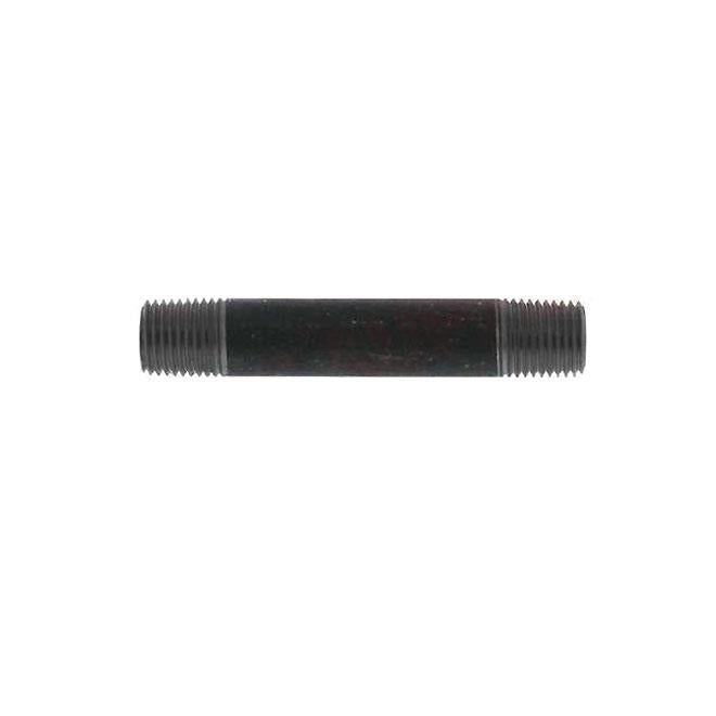 Raccord mamelon en acier noir 1/4 x 3 po – Aqua-Dynamic