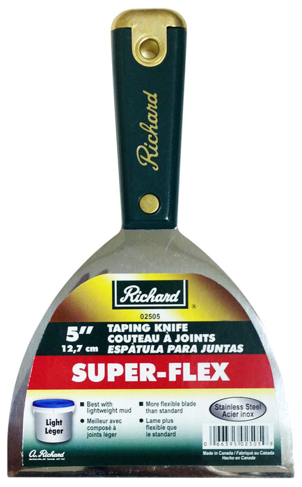Couteau à joints ultra-flexible 5"