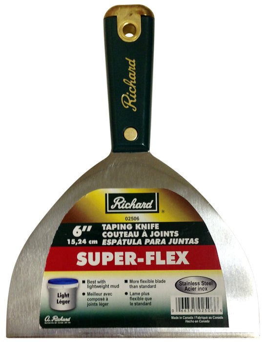 Couteau à joints ultra-flexible 6"