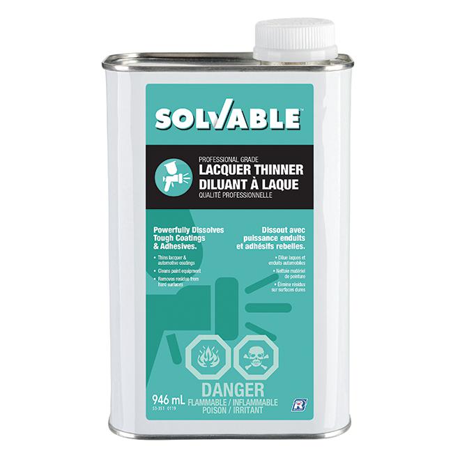 Diluant à laque Solvable 946 mL