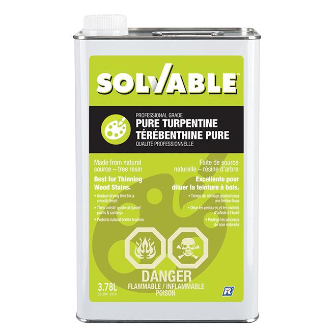 Térébenthine pure Solvable 3.78 L