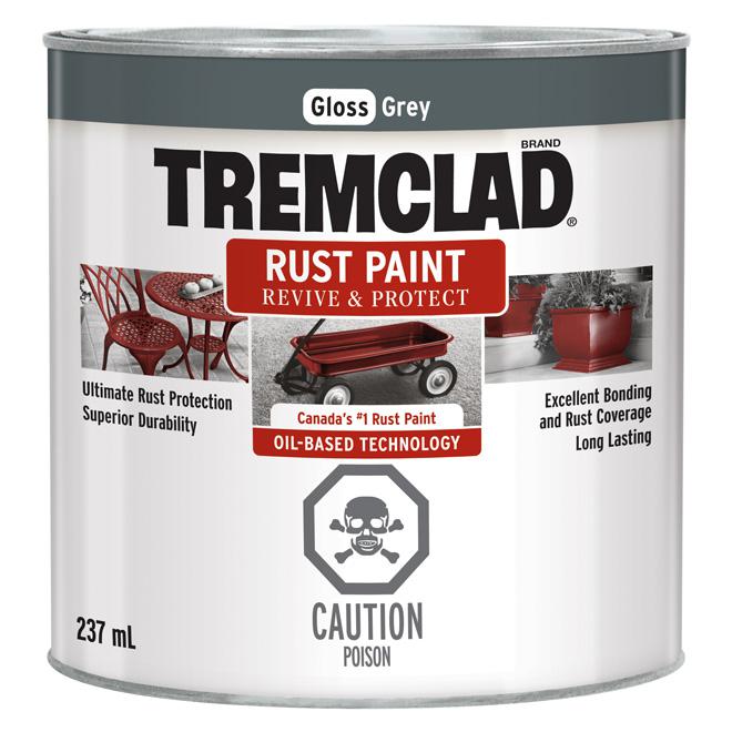 Peinture antirouille Tremclad - Gris - Fini lustré - 237ml