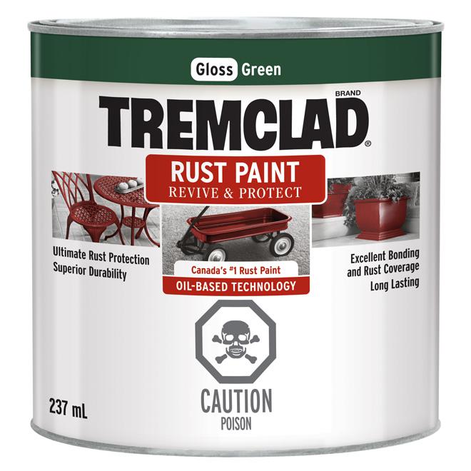 Peinture antirouille Tremclad - Vert - Fini lustré - 237ml
