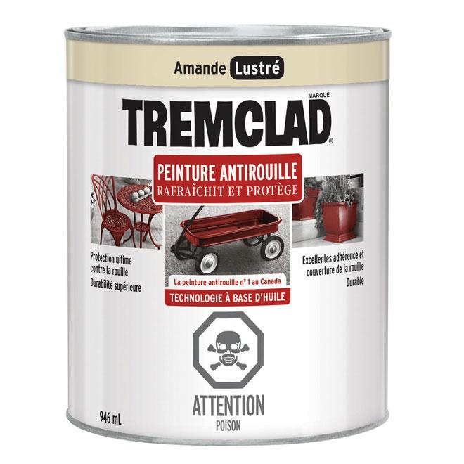 Peinture antirouille Tremclad - Amande  - Fini lustré - 946ml