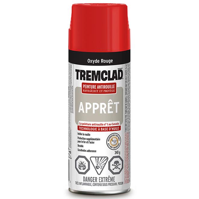 Apprêt antirouille aérosol Tremclad - Rouge - Fini lustré