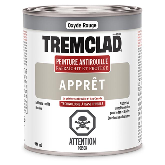 Apprêt antirouille Tremclad - Oxyde rouge - Fini mat