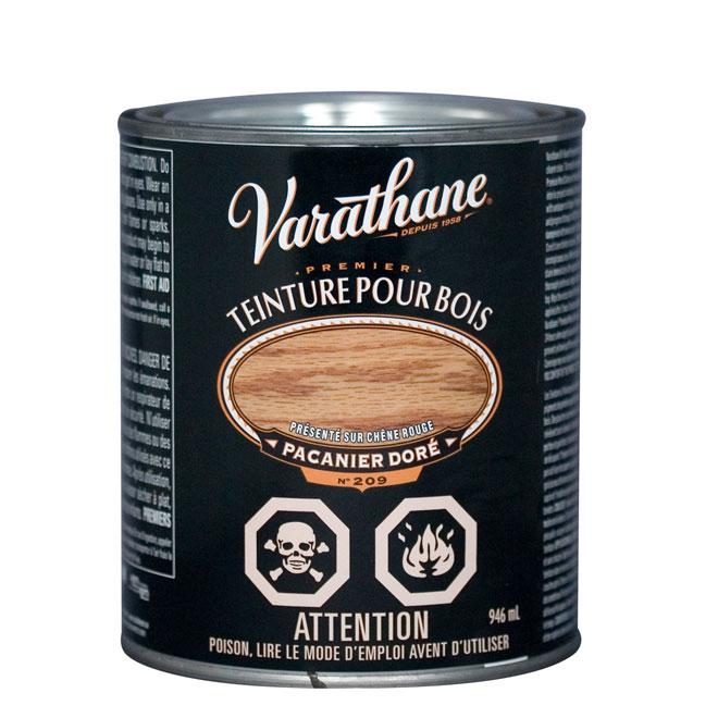 Teinture Premium à l'huile pour bois - Pacanier doré - 946 mL