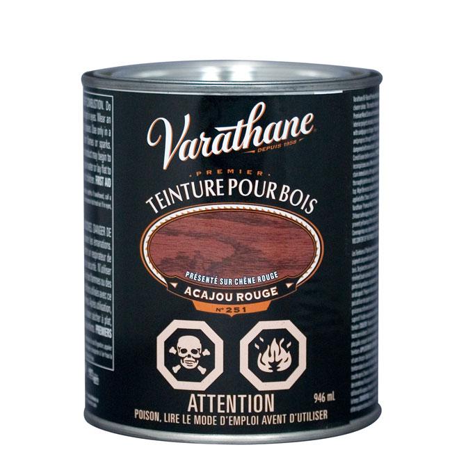 Teinture Premium à l'huile pour bois - Acajou rouge - 946 mL