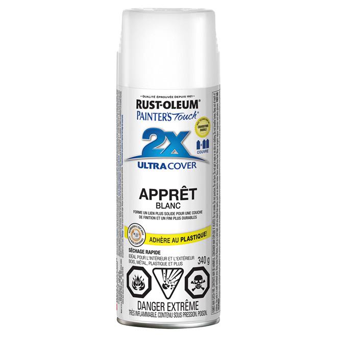 Peinture en aérosol Painter's Touch Ultra Cover apprêt - Blanc