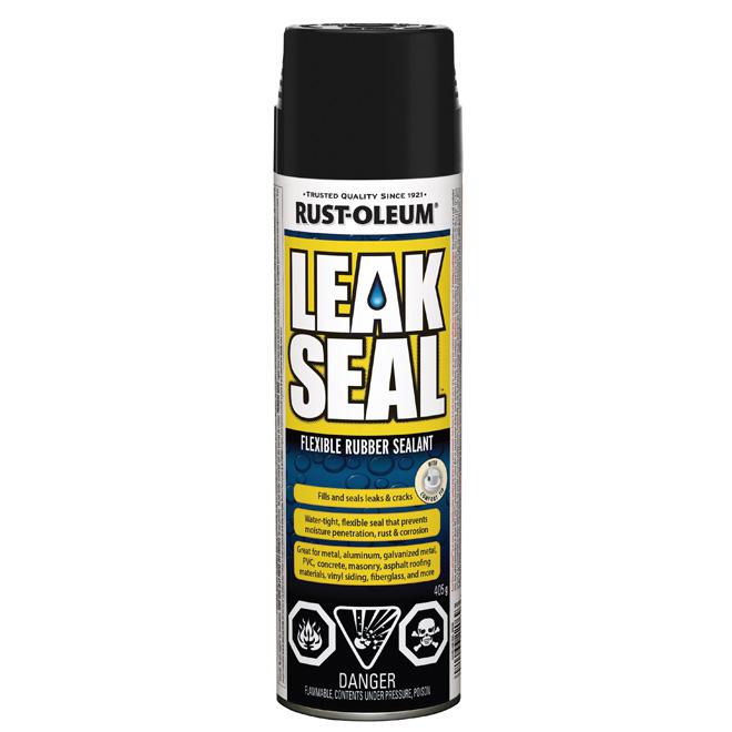 Calfeutrant en caoutchouc flexible Leak Seal aérosol - Noir - 405 g