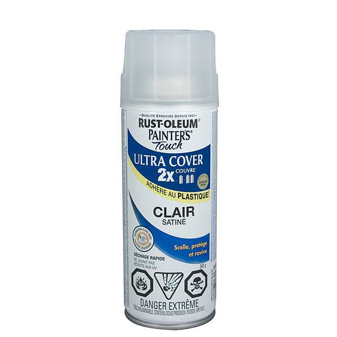 Peinture en aérosol Painter's Touch Ultra Cover satinée - Clair
