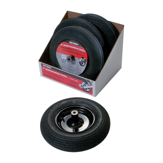 Pneu de remplacement pour brouette, 8"