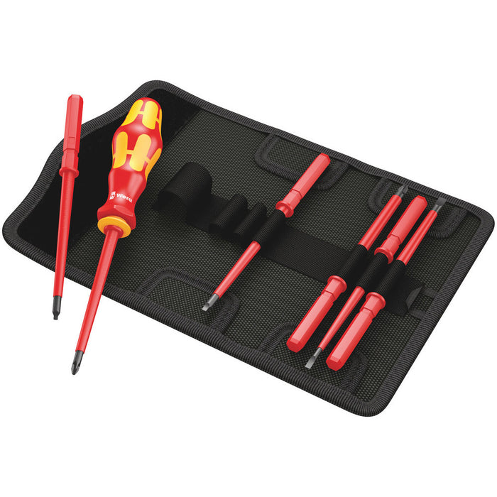 Tournevis isolé multi. avec 6 embouts