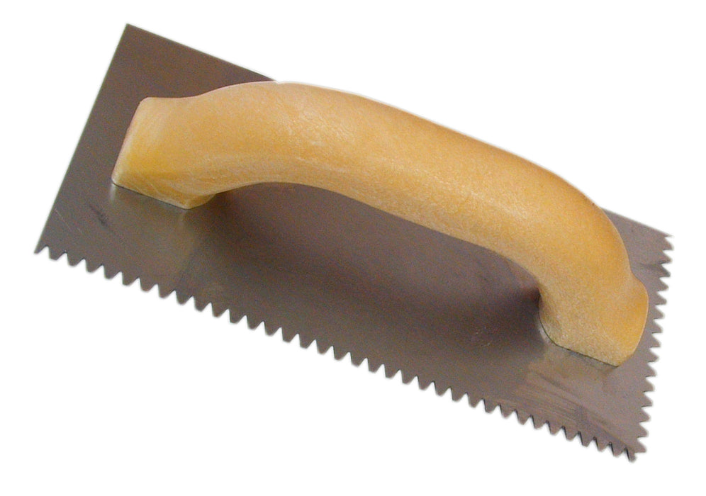 Truelle à céramique 9"x4" – «V» (3/16x1/8x1/8)"