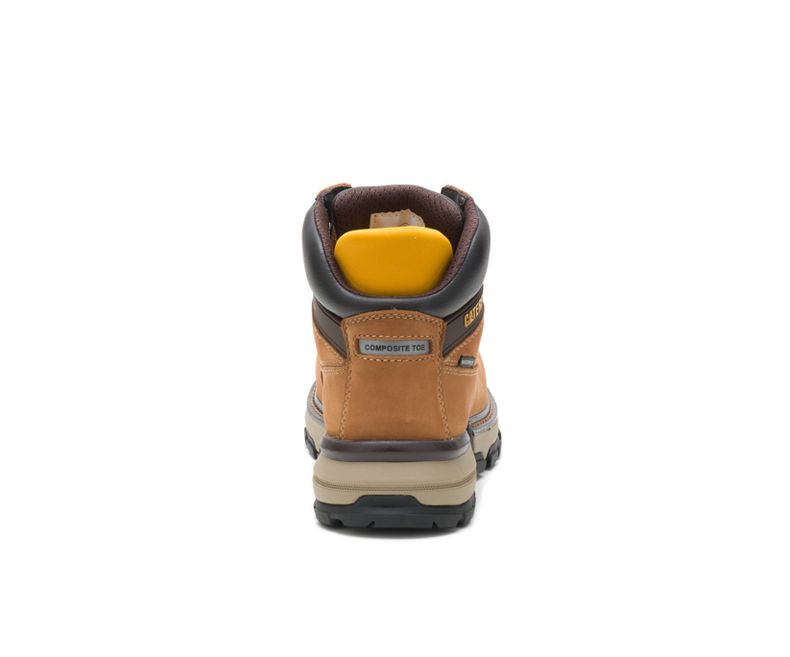 Botte de sécurité 6" CAT Excavator - Brun