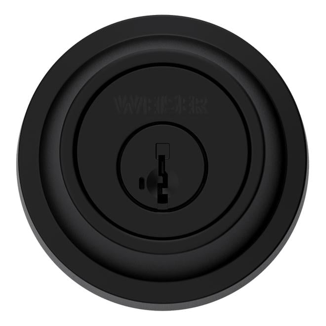 Pêne dormant rond Element - Weiser - Noir mat