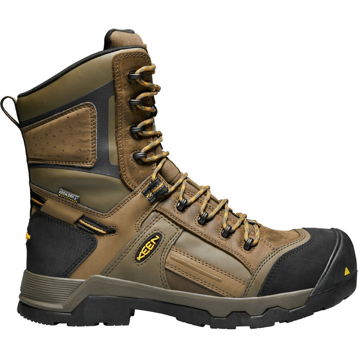 Botte de sécurité 8" KEEN Davenport, sans métal - Brun