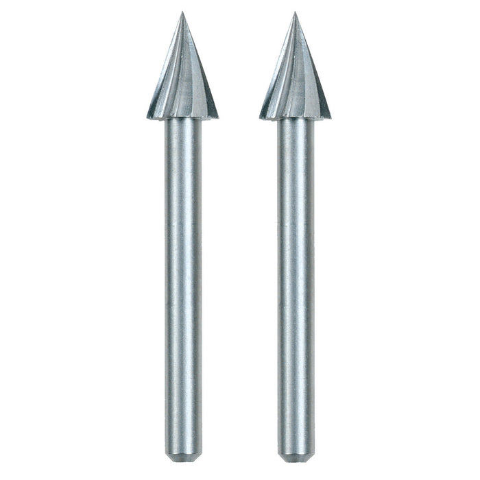 Fraise haute vitesse pointue 1/4" (2/pqt.)
