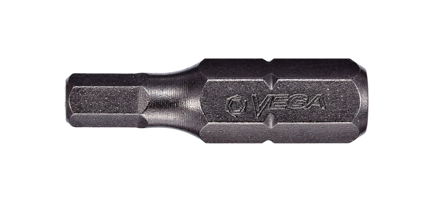 Embout court hex. sécurité (6.0mmx1")