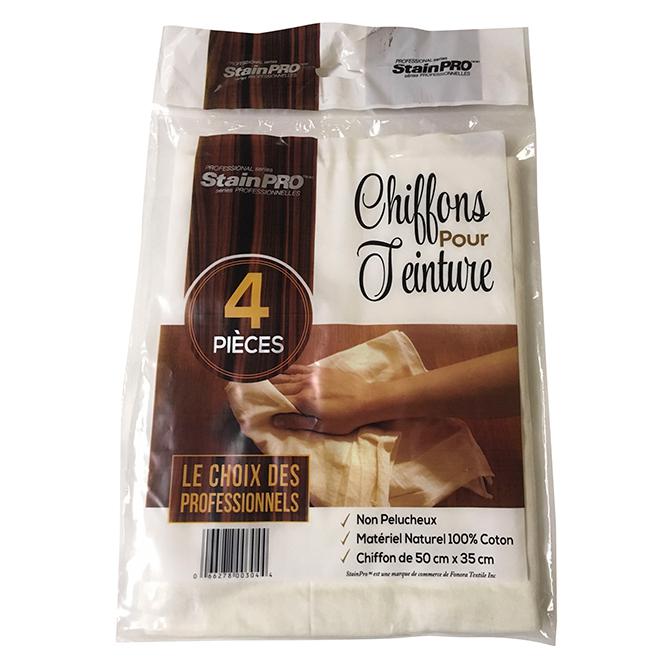 Chiffons à teinture - paquet de 4