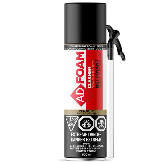 Nettoyant pour pistolets à mousse isolante de polyuréthane - 500 mL