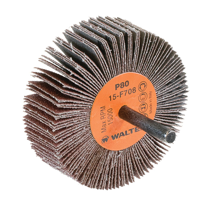 Roue à feuillets COOLCUT™, arbre 1/4" (3"x1"), à grain 80