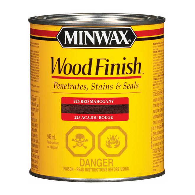 Teinture pénétrante à l'huile pour le bois - Acajou rouge - 946 mL