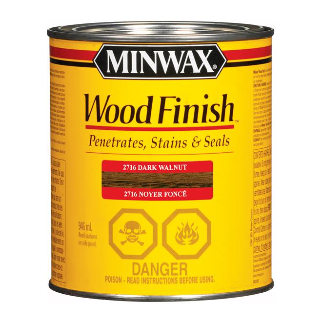 Teinture pénétrante à l'huile pour le bois - Noyer foncé - 946 mL