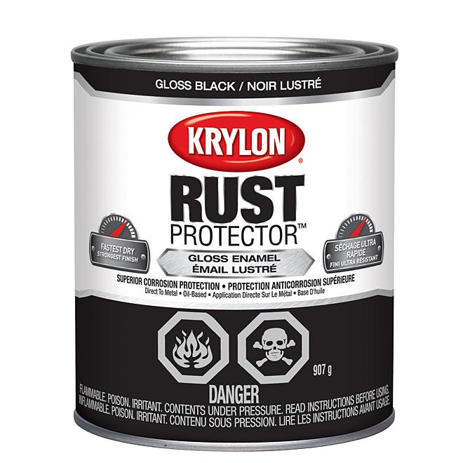 Peinture antirouille Rust Protector - Noir - Fini lustré - 946ml