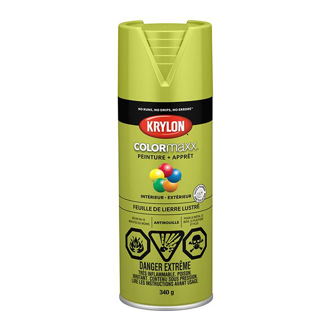Peinture en aérosol Krylon COLORMAXX 340g lustrée - Feuille de lierre