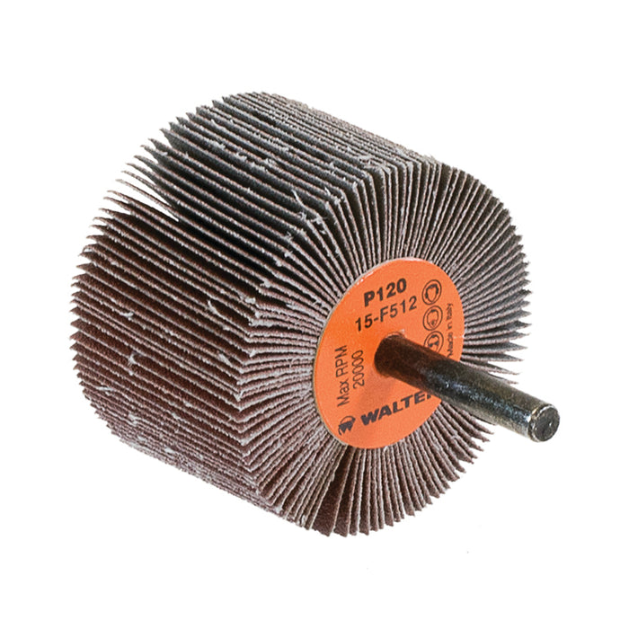 Roue à feuillets COOLCUT™, arbre 1/4" (2-1/2"x1-1/2"), à grain 120