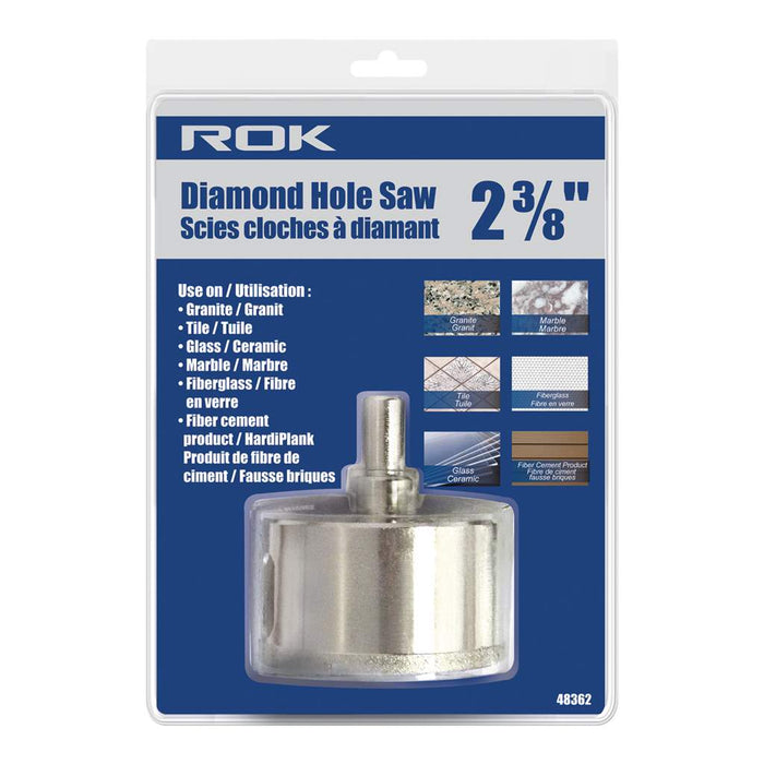 Scie emporte-pièce diamantée 2-3/8"