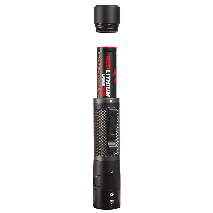 Lampe de poche compacte USB 800L