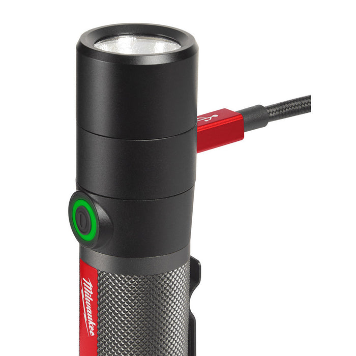 Lampe de poche compacte USB 800L