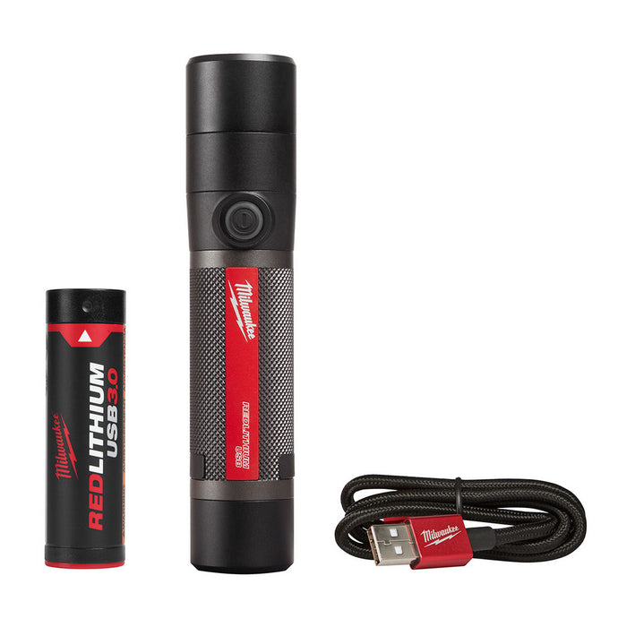 Lampe de poche compacte USB 800L