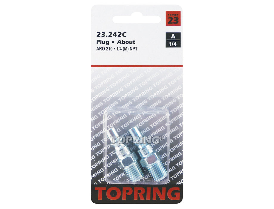 About (ARO 210) 1/4(M)NPT, 2/carton