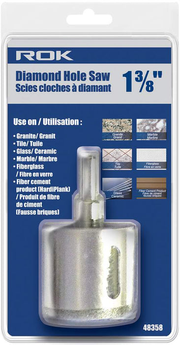 Scie emporte-pièce diamantée 1-3/8"