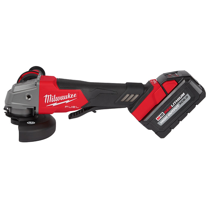 Ens. Rectifieuse 4.5"-5" interrupteur à palette avec 2 batteries