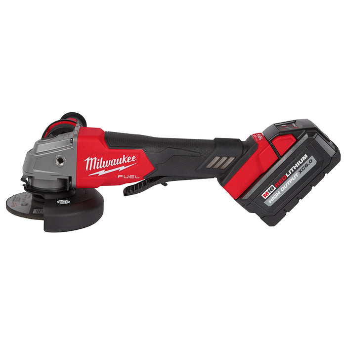 Ens. Rectifieuse 4.5"-5" interrupteur à palette avec 2 batteries