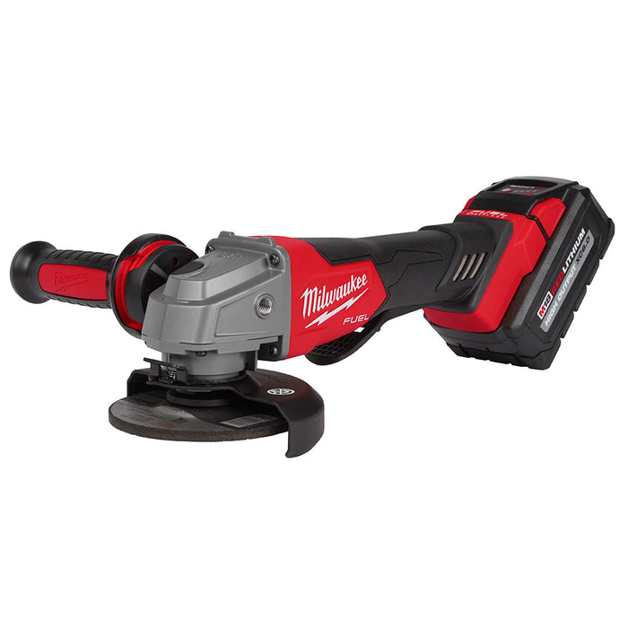 Ens. Rectifieuse 4.5"-5" interrupteur à palette avec 2 batteries
