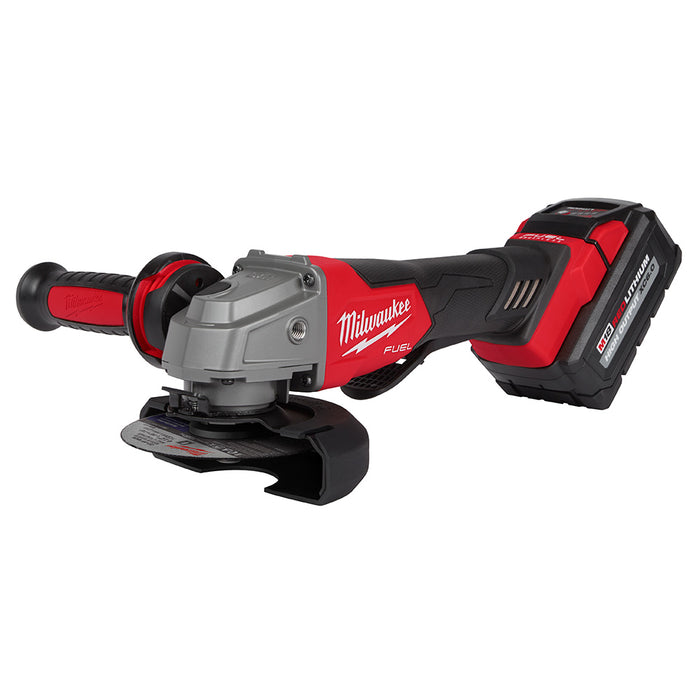 Ens. Rectifieuse 4.5"-5" interrupteur à palette avec 2 batteries