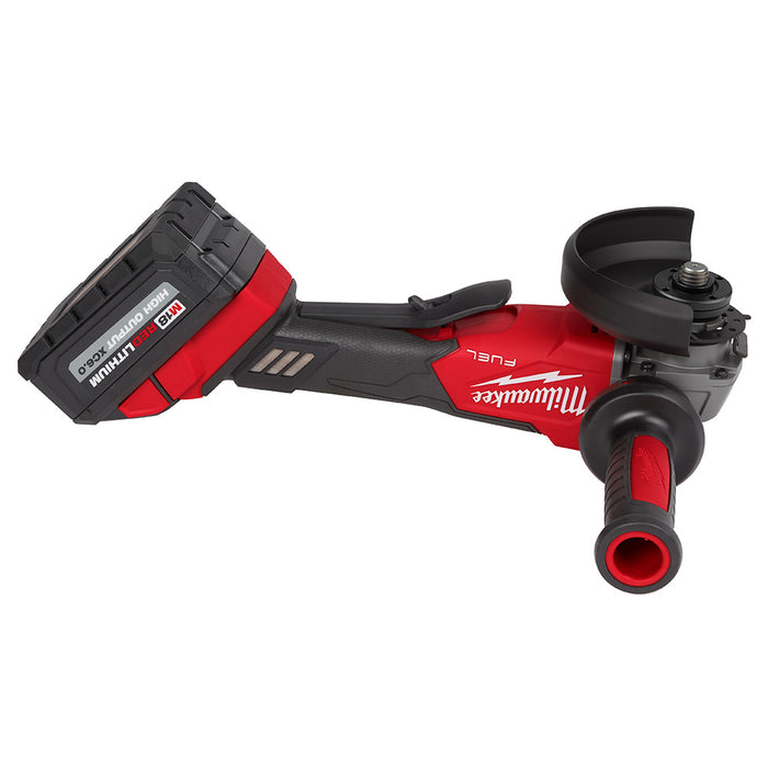 Ens. Rectifieuse 4.5"-5" interrupteur à palette avec 2 batteries