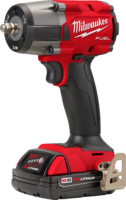 Ens. Clé à chocs à couple moyen 3/8" M18 FUEL™, avec bague de friction, 2 batteries 2.0Ah