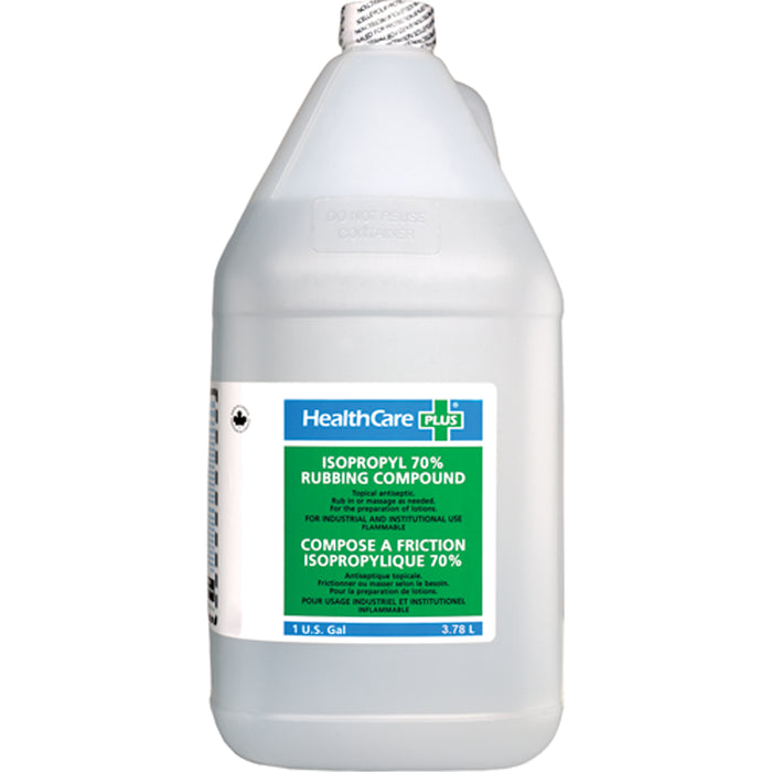 Alcool à friction isopro. 70% , 1 gal.