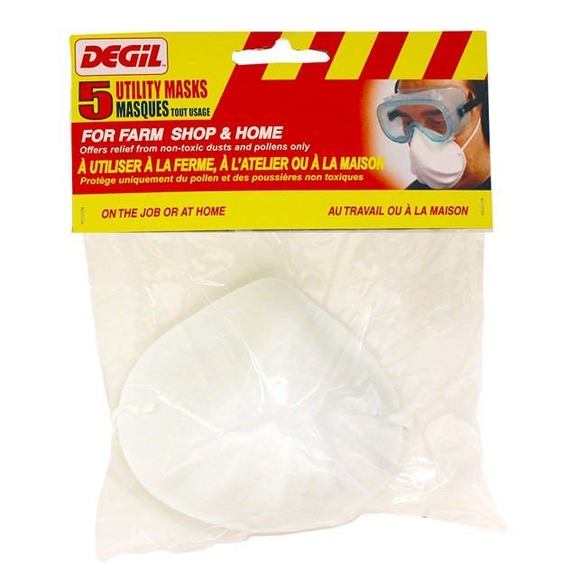 Pqt. 5 masques tout-usage