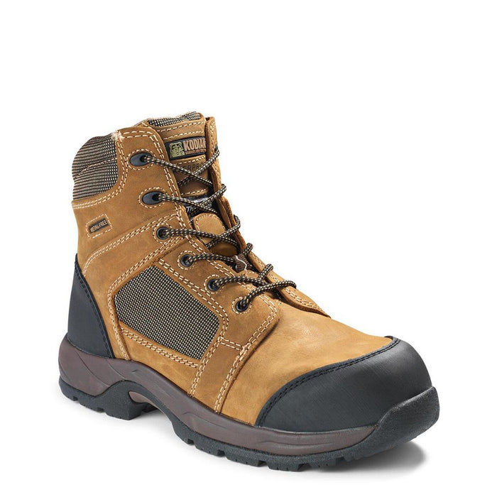 Botte de sécurité 6" Kodiak Trakker, sans métal - Tan