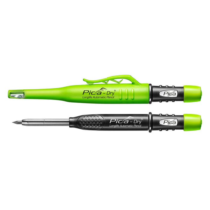 Crayon Pica-Dry® avec 8 mines de menuisier, graphite H
