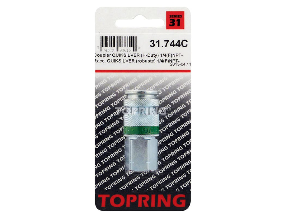 Raccord Quiksilver (ULTRAFLO) 1/4(F)NPT