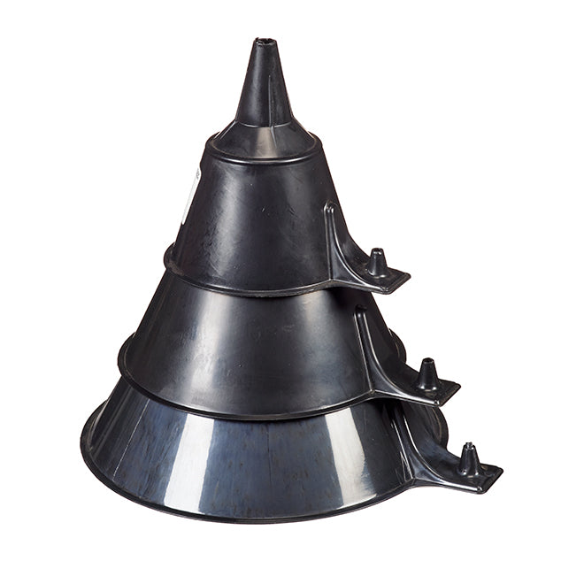 Ensemble de 3 Entonnoirs (4",6",8")